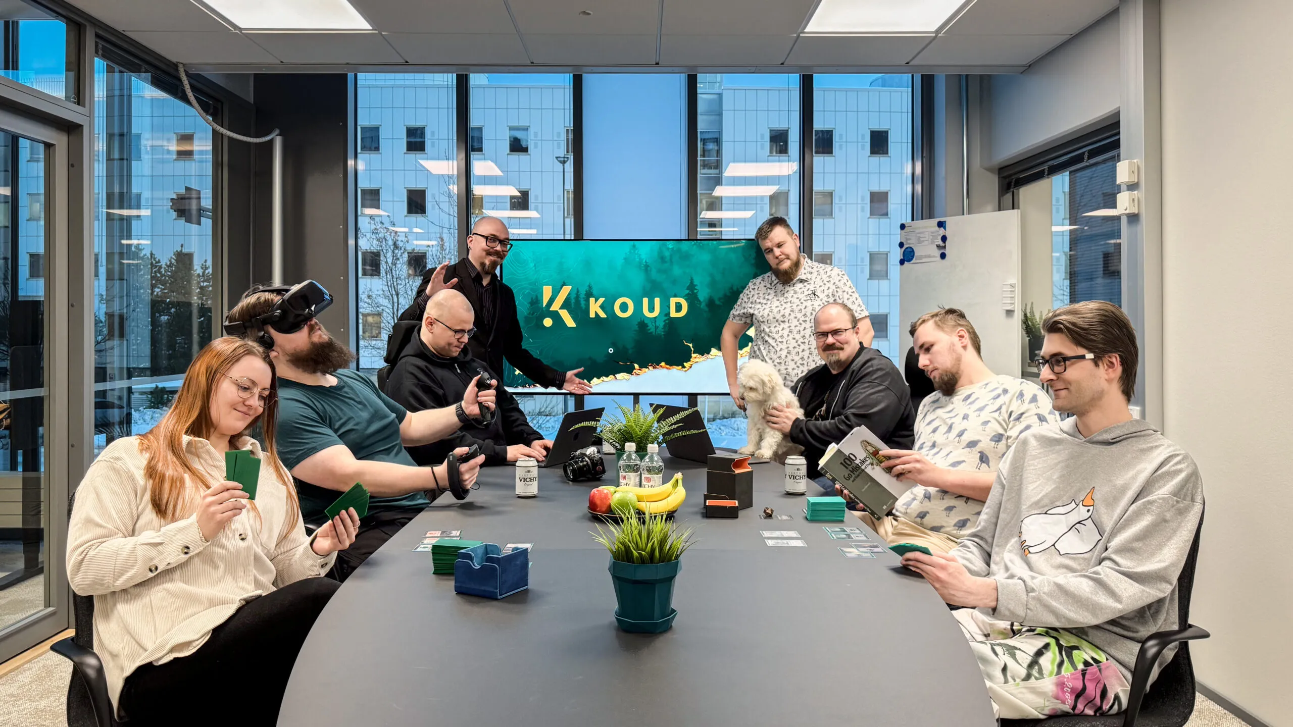CEO Tuomo Stamblewski at the Koud office.